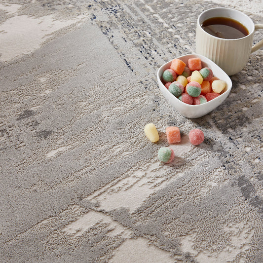 Concept Looms | Skyline Rug | Ivory/Navy SK103