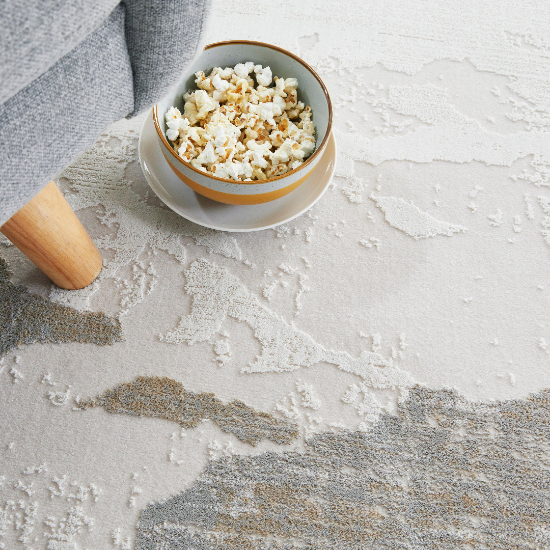 Concept Looms | Skyline Rug | Ivory/Grey SK104