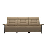In-Stock Stressless Mary Wood 3-Seater Sofa Leather with Power