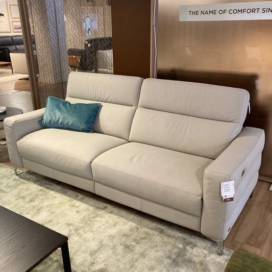 Natuzzi Editions STIMA 3 Seater Leather Power Sofa
