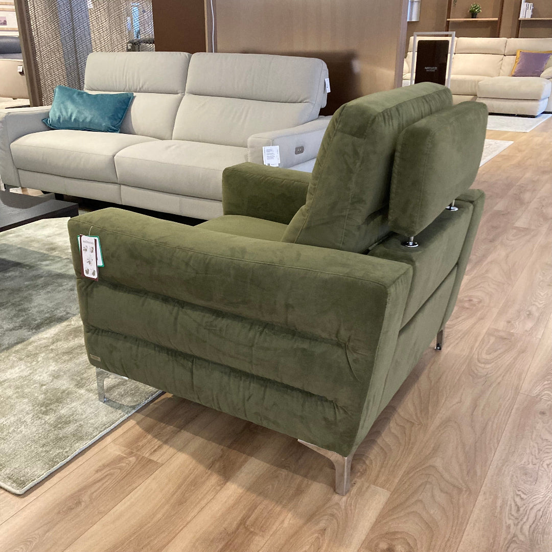 Natuzzi Editions STIMA 2 Seater Sofa and Power Chair