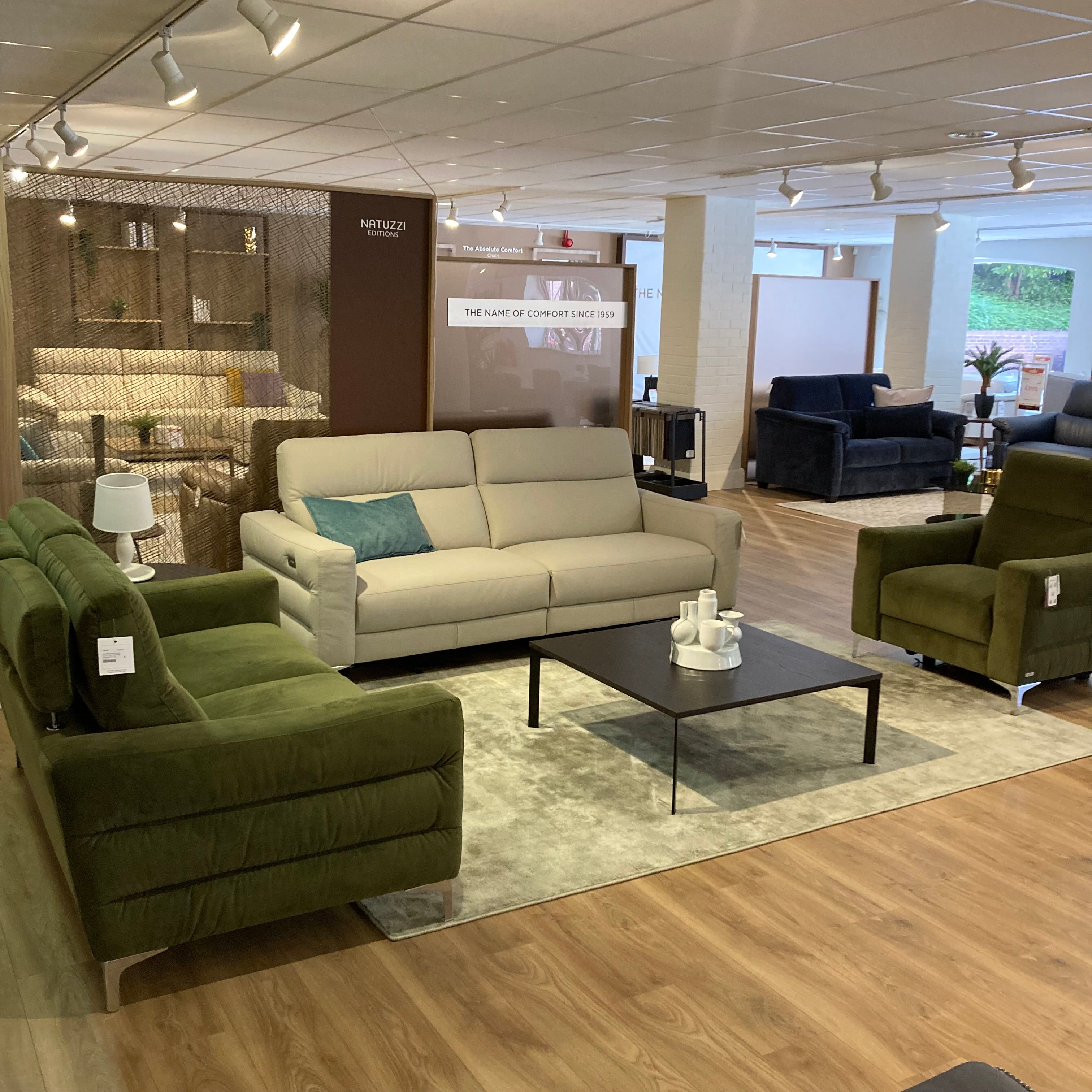 Natuzzi Editions STIMA 3 Seater Leather Power Sofa
