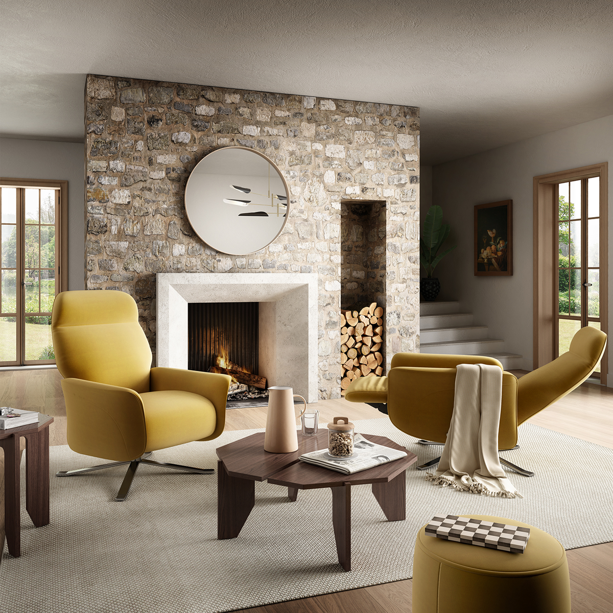 Natuzzi Editions SYDNEY Recliner Chair