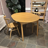 Ercol TERAMO Small Extending Dining Table and 4 Heritage Dining Chairs
