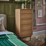 G Plan Winchester 5 Drawer Tall Chest with Mirror