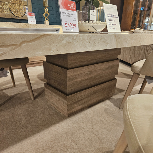 Goya Table and 4 Karol Chairs