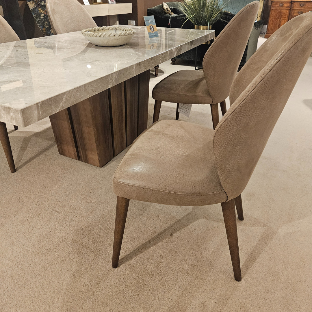 Empire Table and 6 Tessa Chairs