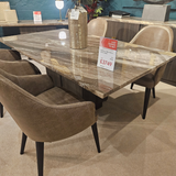 Gondola Table with 4 Linda Chairs