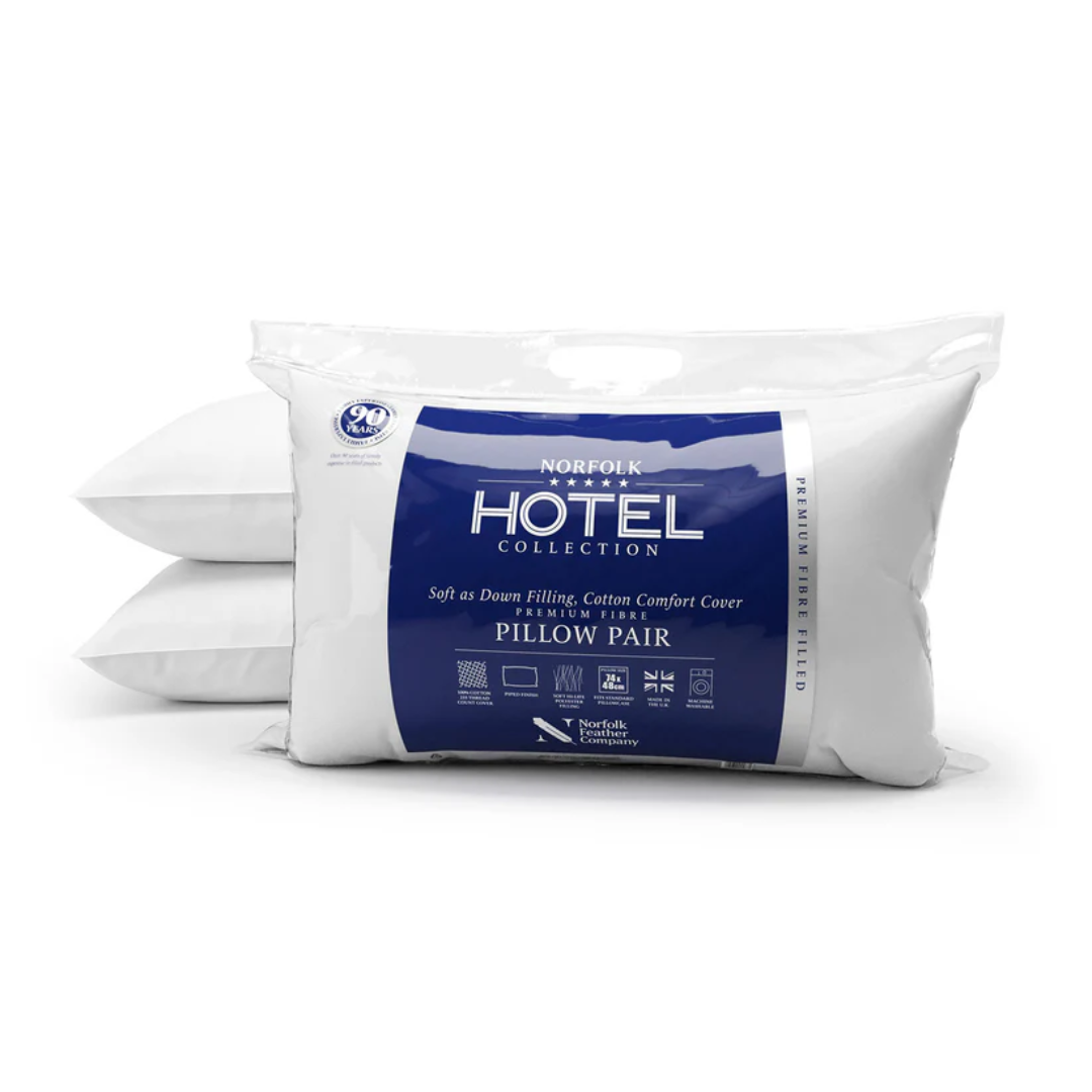 Norfolk Hotel Hollow Fibre Pillow Pair