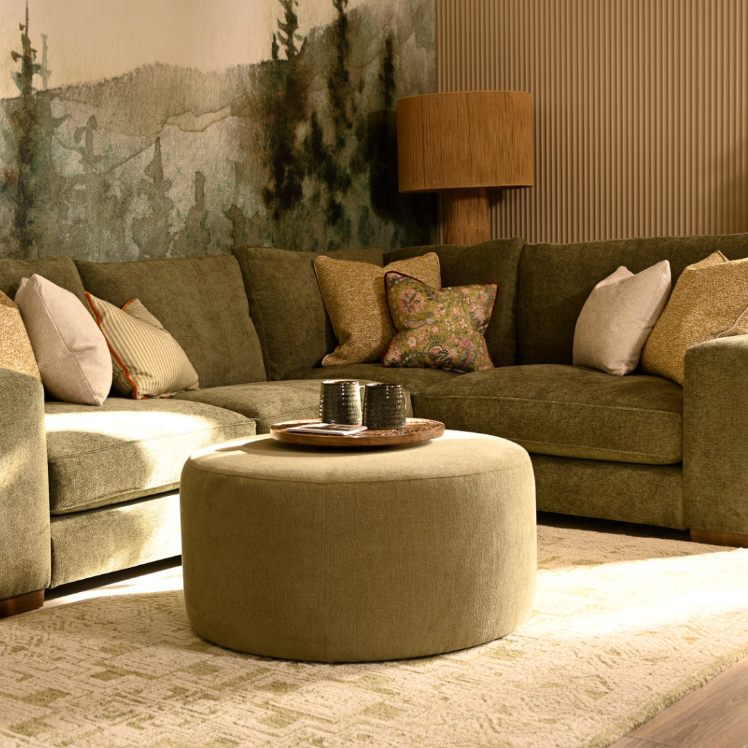 Tamarisk Round Footstool