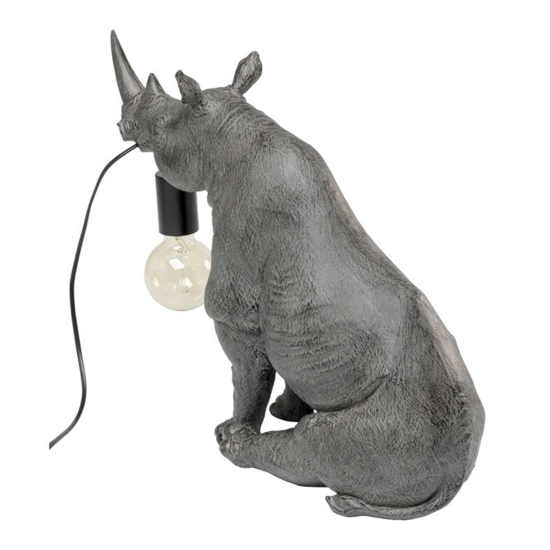 Sitting Rhino Lamp