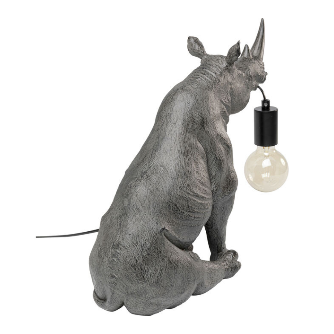 Sitting Rhino Lamp