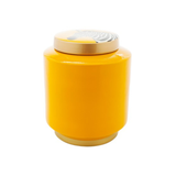 Yellow Zebra Jar