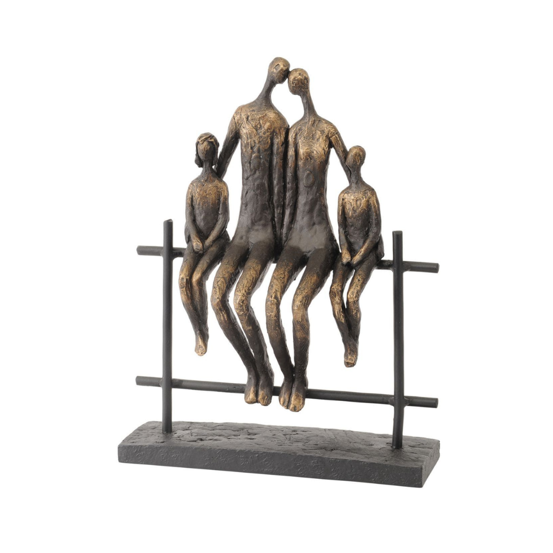 Four Sitting Together Sculpture