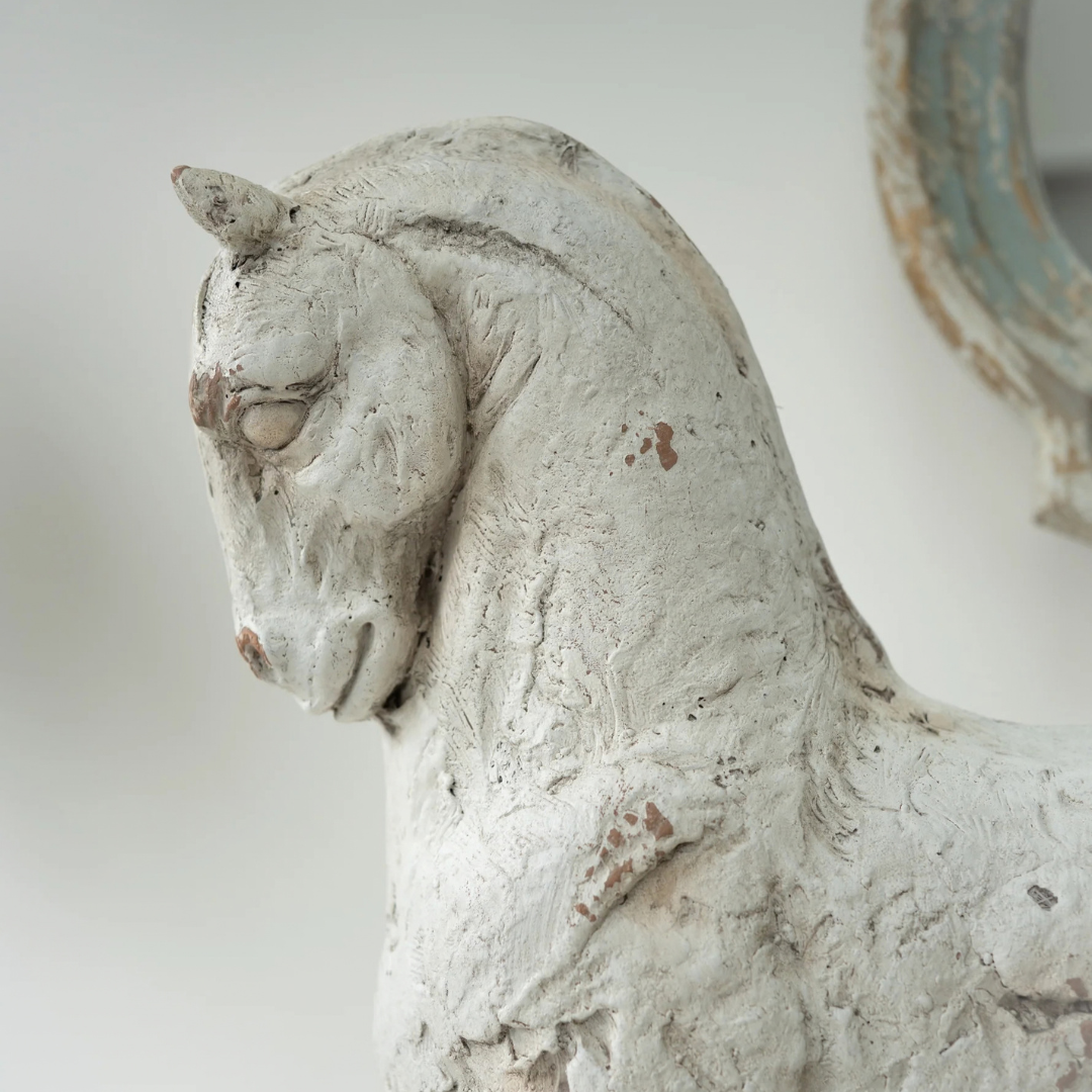 Stone Horse Sculpture