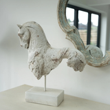 Stone Horse Sculpture