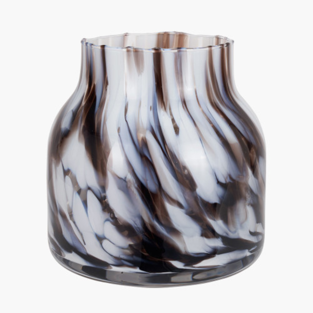 Tortoiseshell Glass Vase