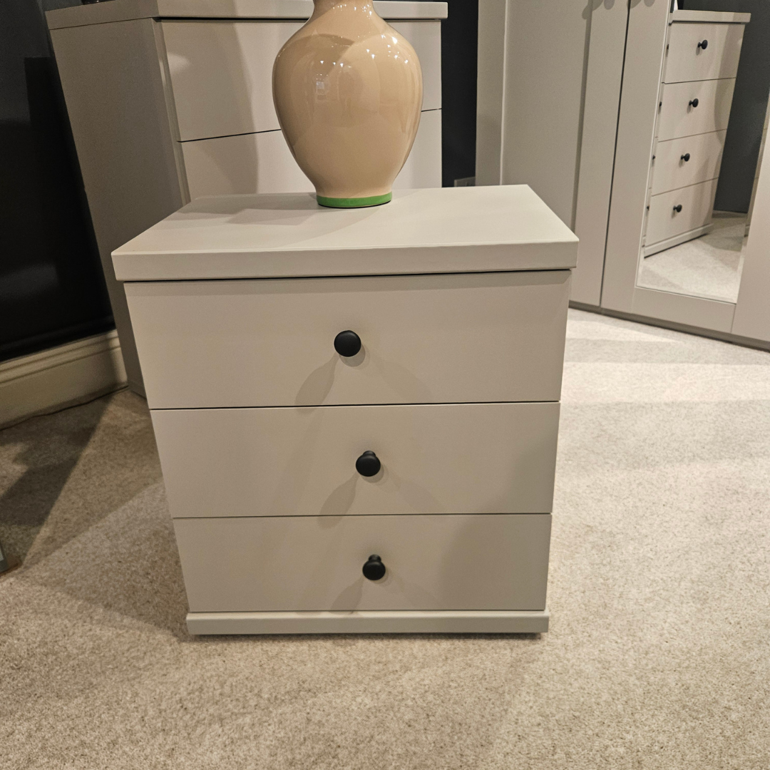 Wiemann LINATE Bedside Chest | Pebble Grey