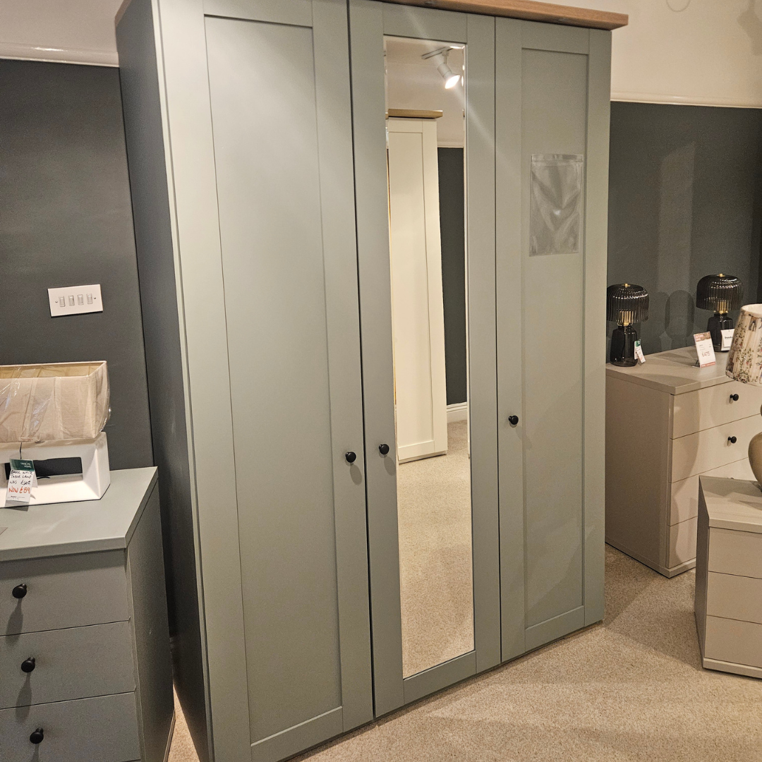Wiemann LINATE 3 Door Wardrobe | Sage Green