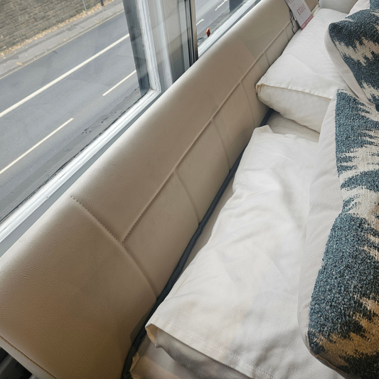 Wiemann Monaco 140cm Bedframe & Headboard | Pebble Grey