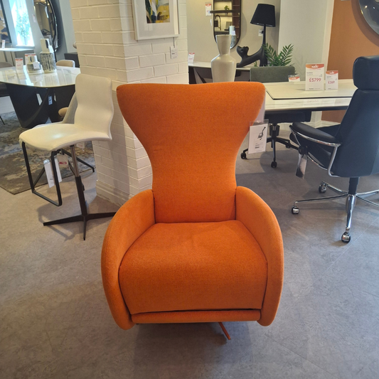Fama Mondrian Fabric Electric Recliner Chair