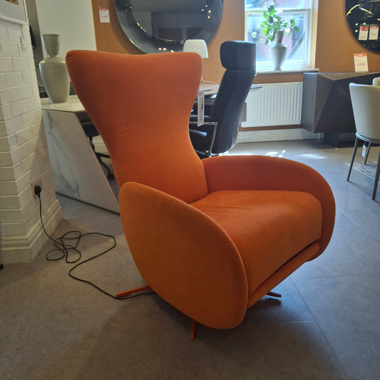 Fama Mondrian Fabric Electric Recliner Chair
