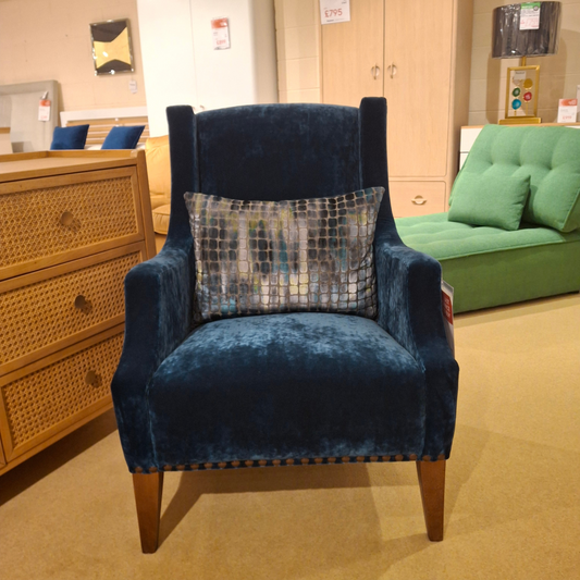 Blue Wiltshire Accent Chair