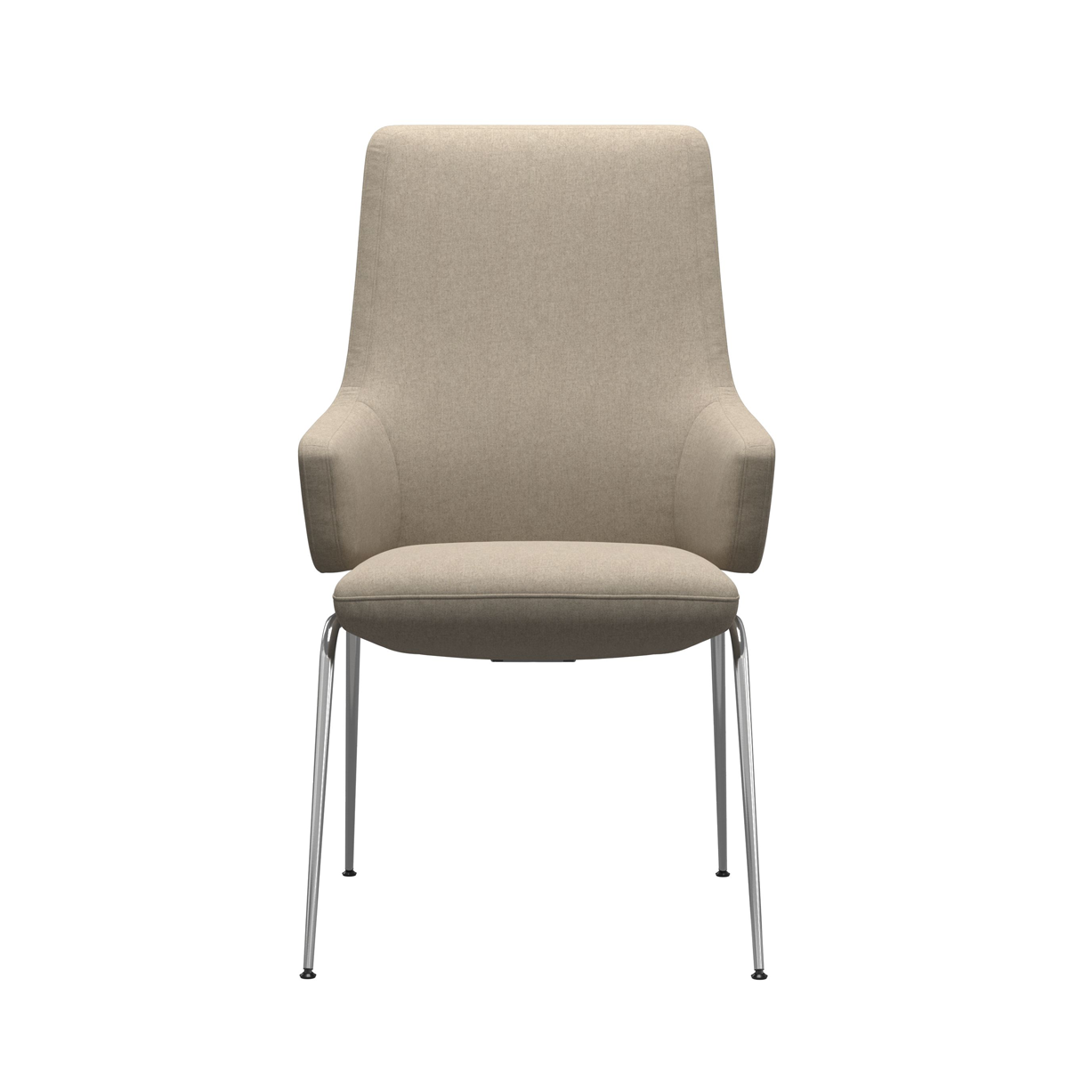 Stressless VANILLA Low Fabric Dining Chair with Arms and D300 Leg