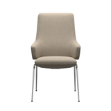 Stressless VANILLA Low Fabric Dining Chair with Arms and D300 Leg