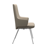 Stressless VANILLA Low Fabric Dining Chair with Arms and D300 Leg