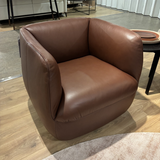 Natuzzi Editions WALLY Leather Swivel Chair 1