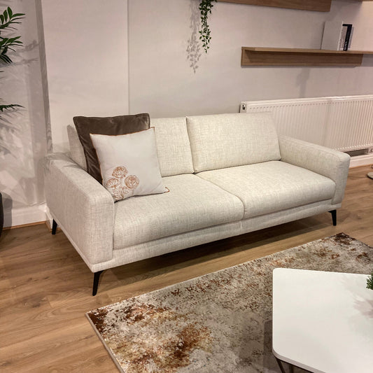 Natuzzi Editions WESSEX 3 Seater Sofa and Ottoman