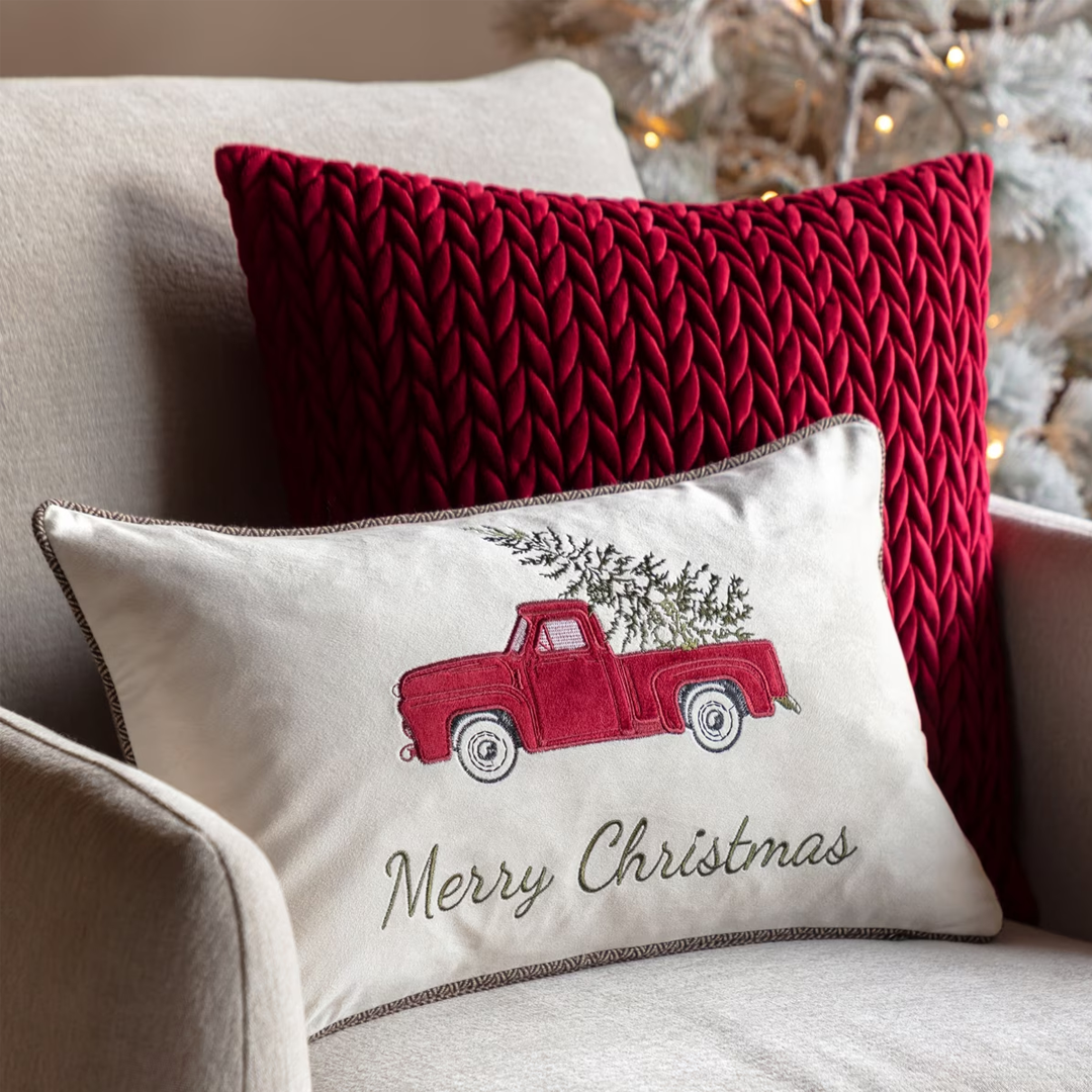 Gallery Direct Heritage Embroidered Car Cushion