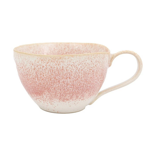 Gallery Direct Reactive Organic Mugs - Set of 4 Rose Pink
