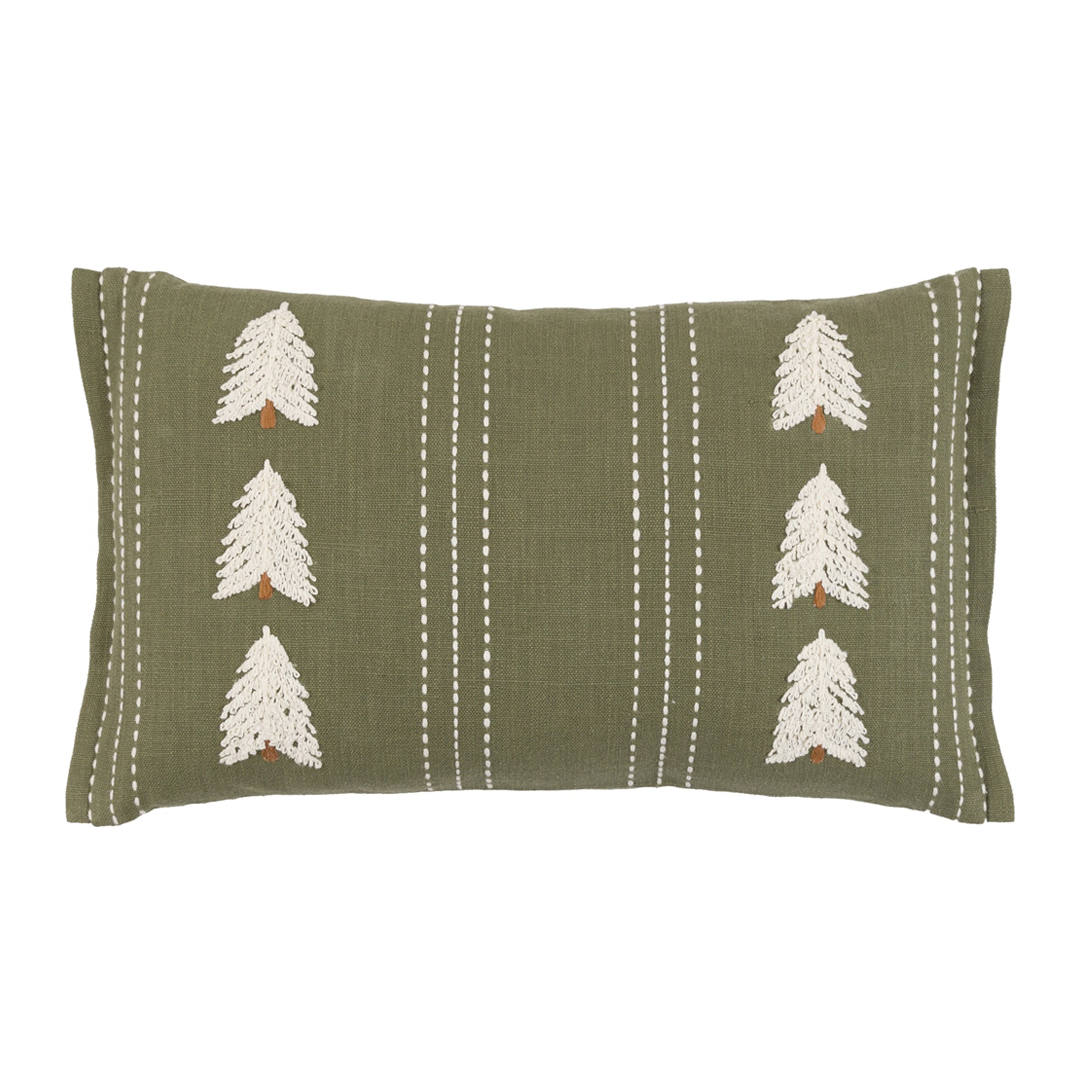 Gallery Direct Woodland Tree Embroidered Cushion