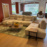 ARIA Corner Sofa with Power Backrest, Cushions and Table