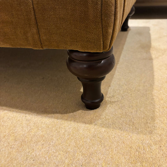 Large Buttoned Footstool
