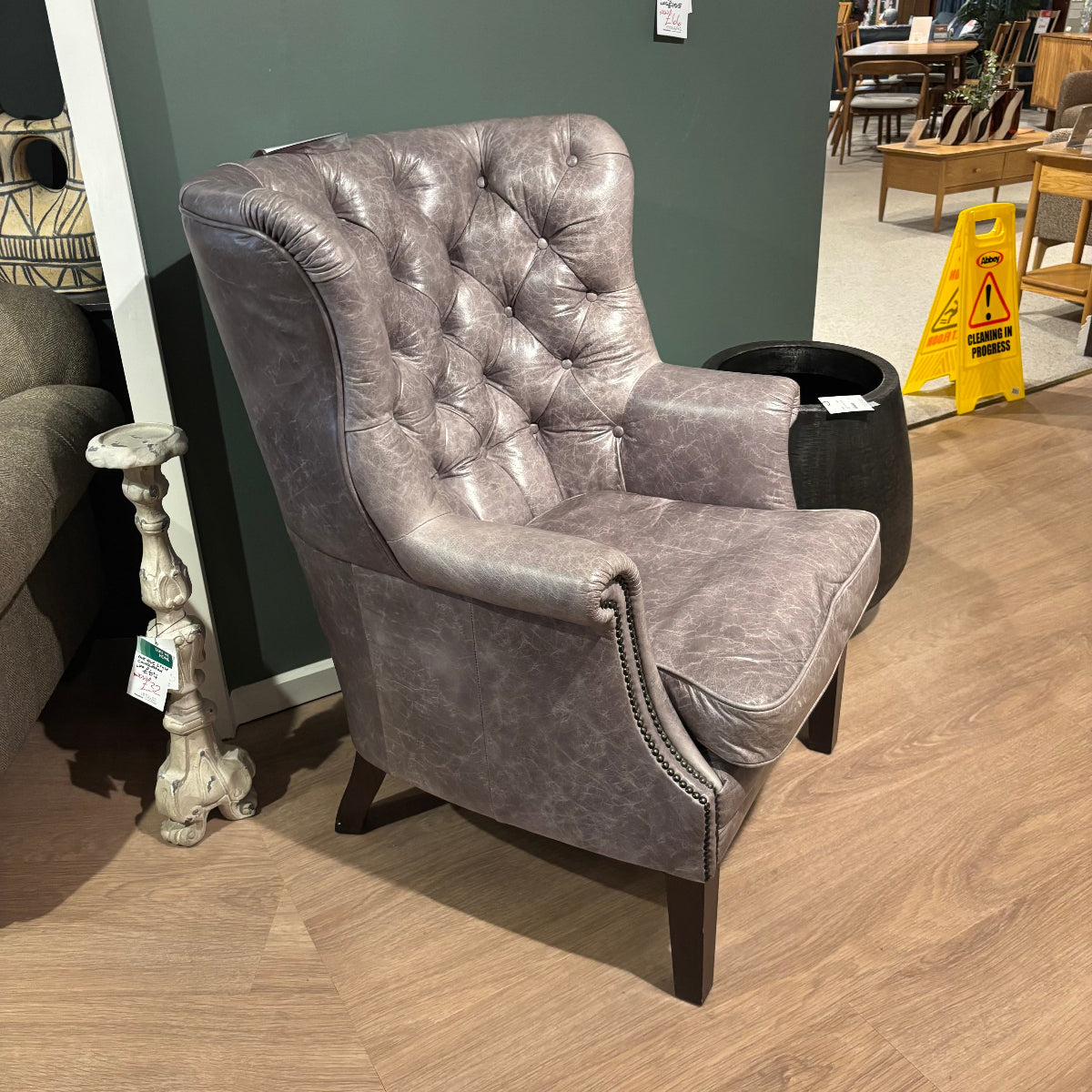 Tetrad BRADLEY Leather Wing Chair
