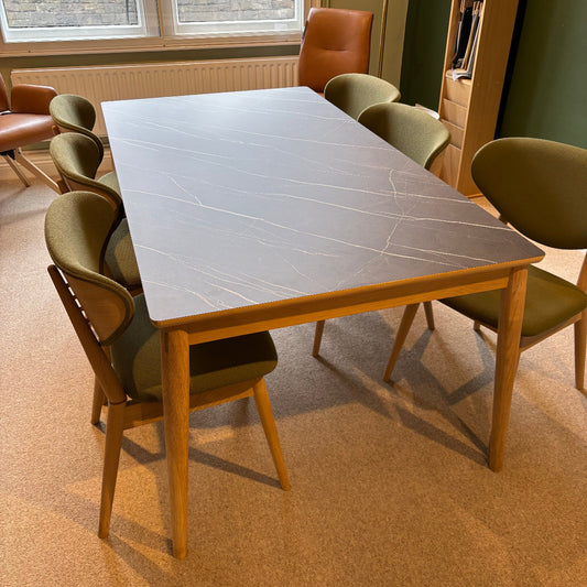 Zodiac Extending Dining Table and Six Chairs