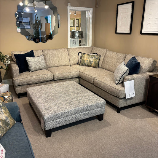 Tamarisk HARTON Corner Sofa and Large Footstool