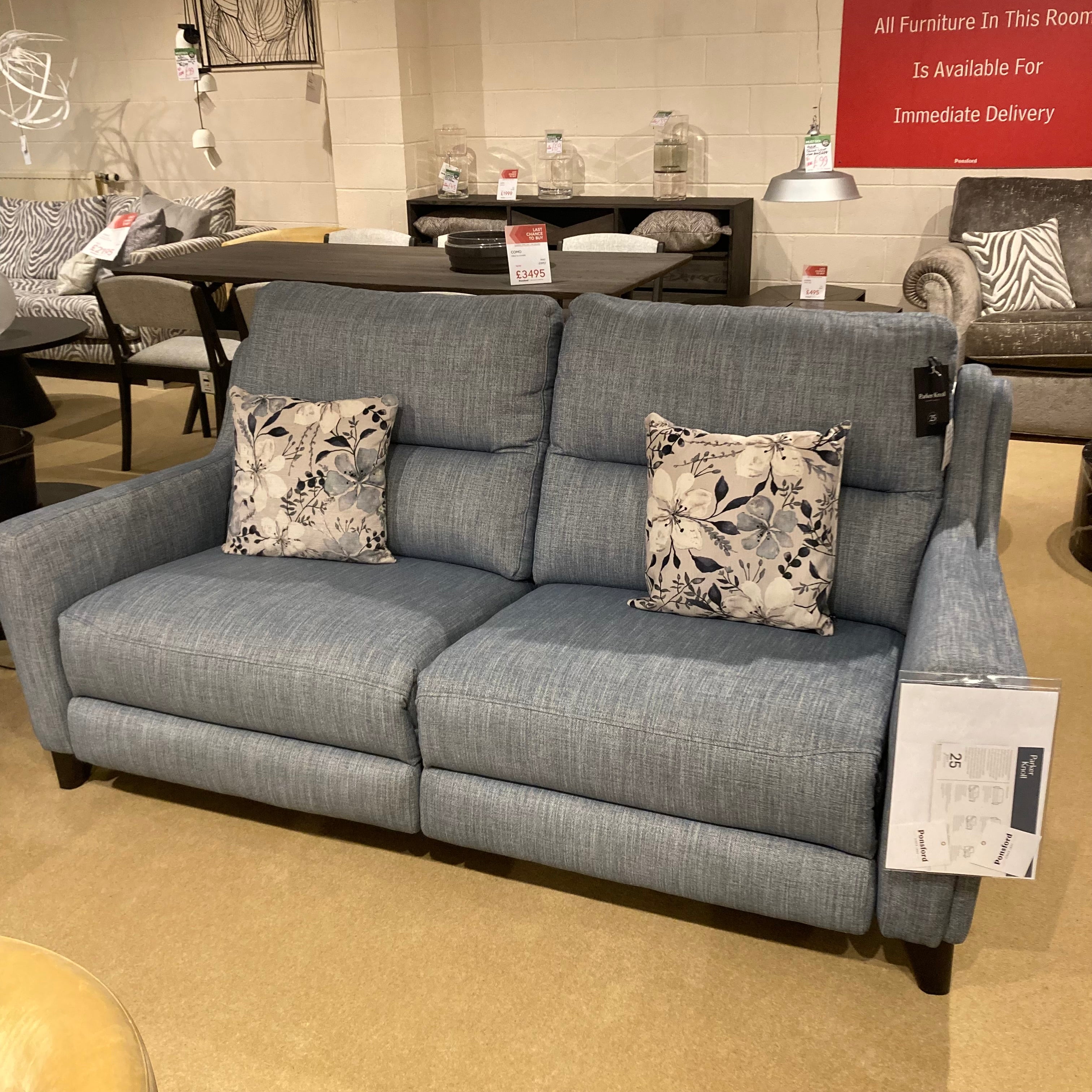 Portland 3 seater Double Power Recliner Sofa with Chair