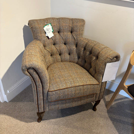 Ascot Harris Tweed Accent Chair 2
