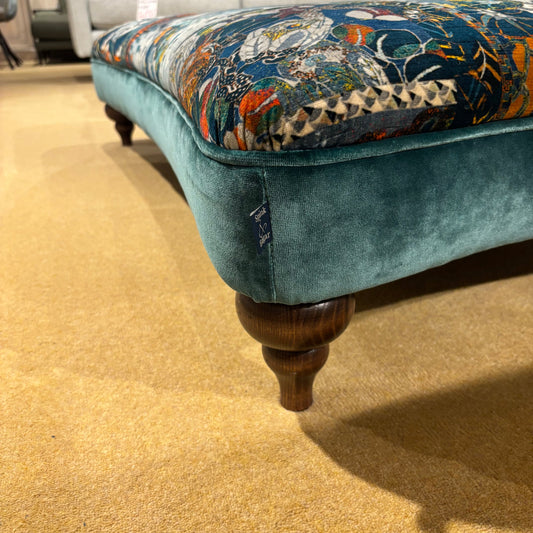 Spink & Edgar MONIQUE Footstool Jade