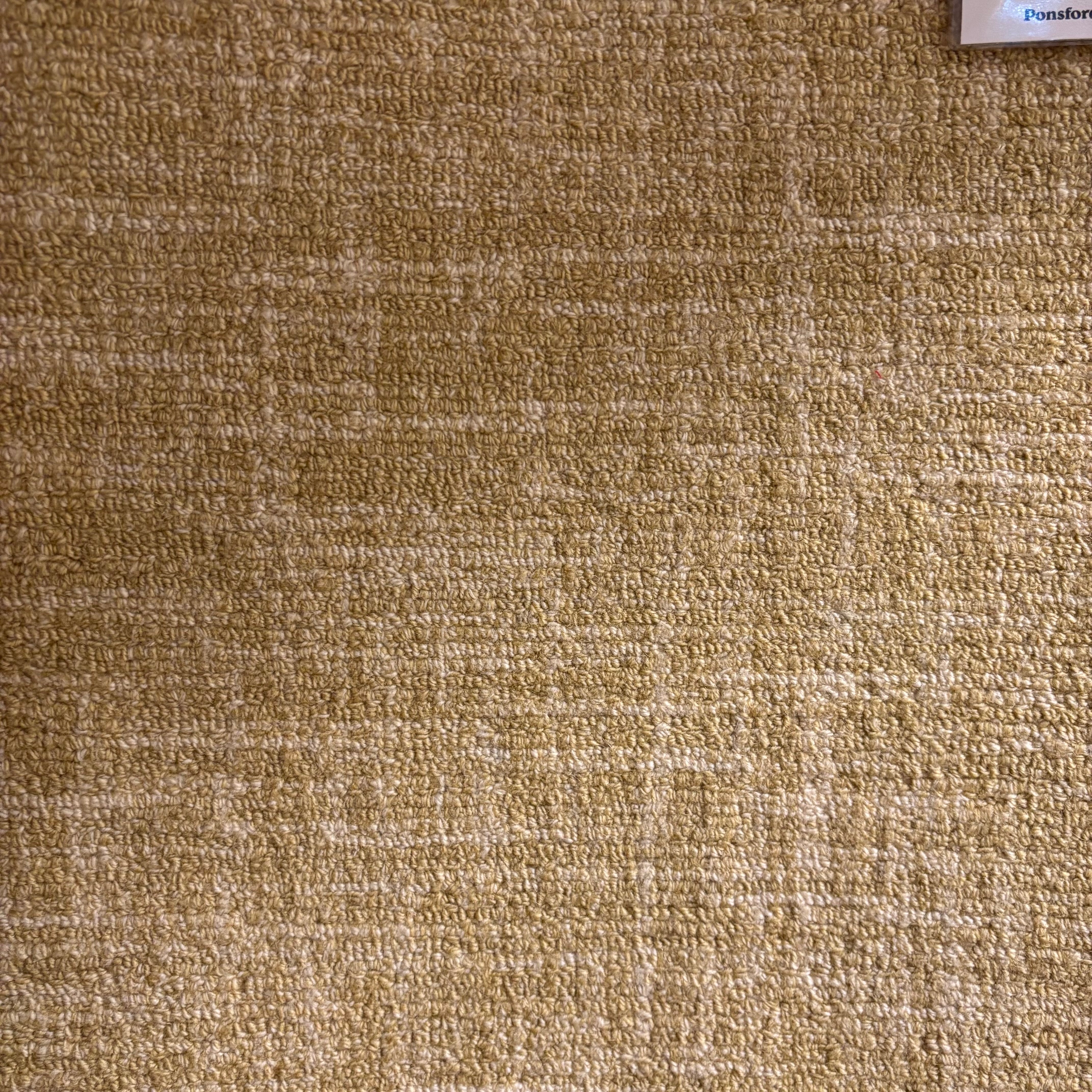 Woven Edge YELLOW TWEED Rug