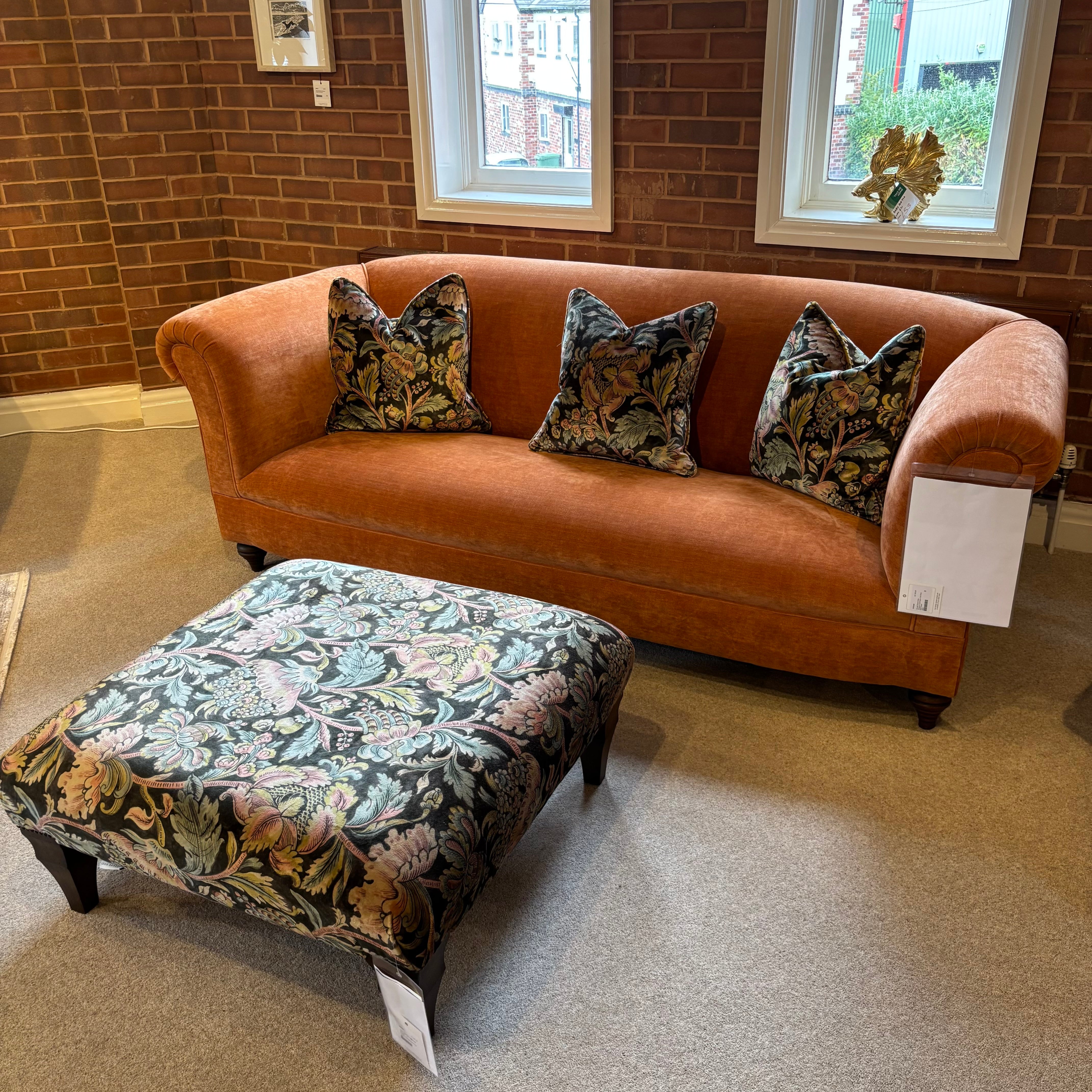 John Sankey ORWELL Grand Sofa and OLSEN Footstool