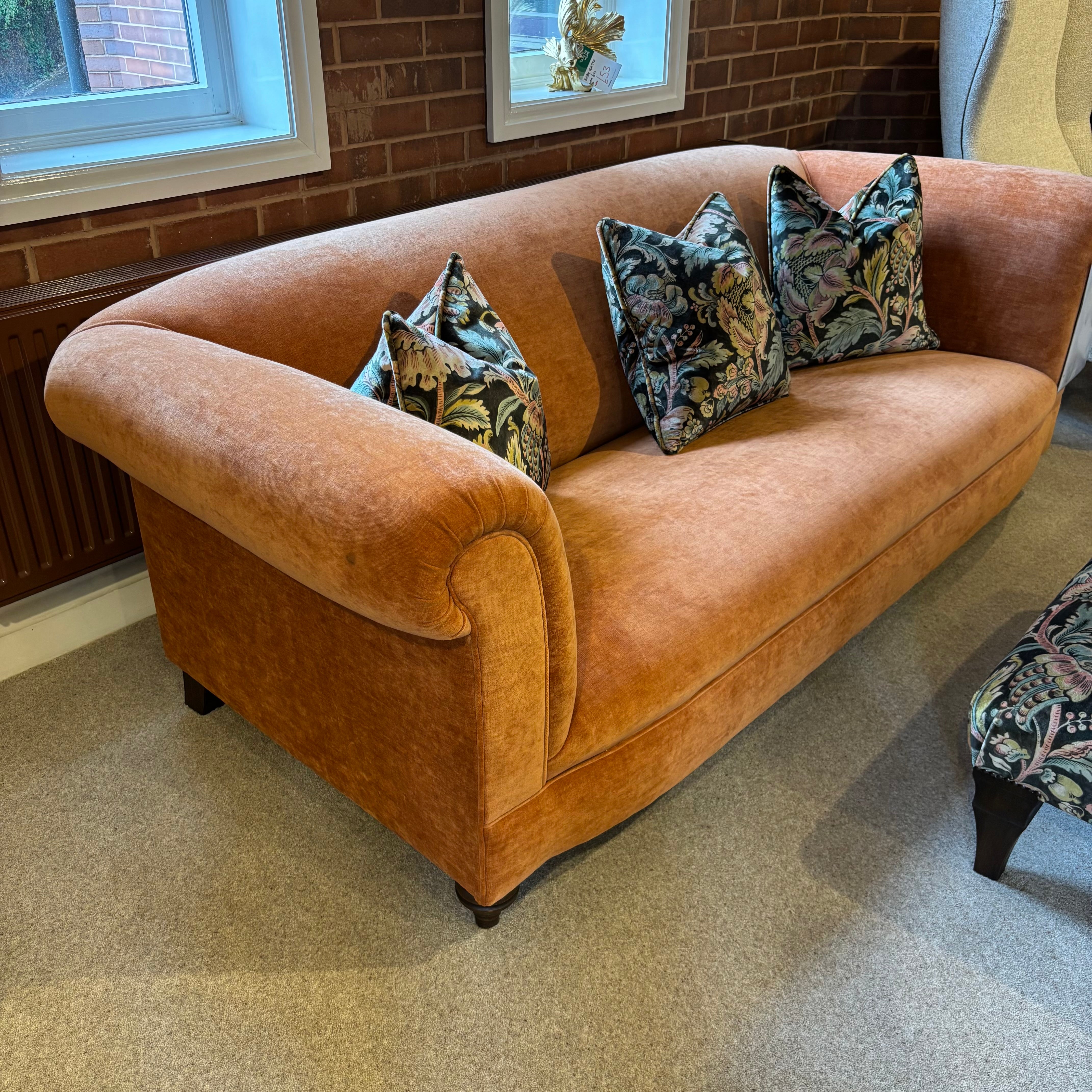 John Sankey ORWELL Grand Sofa and OLSEN Footstool
