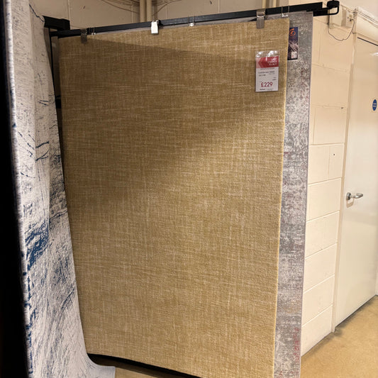 Woven Edge YELLOW TWEED Rug