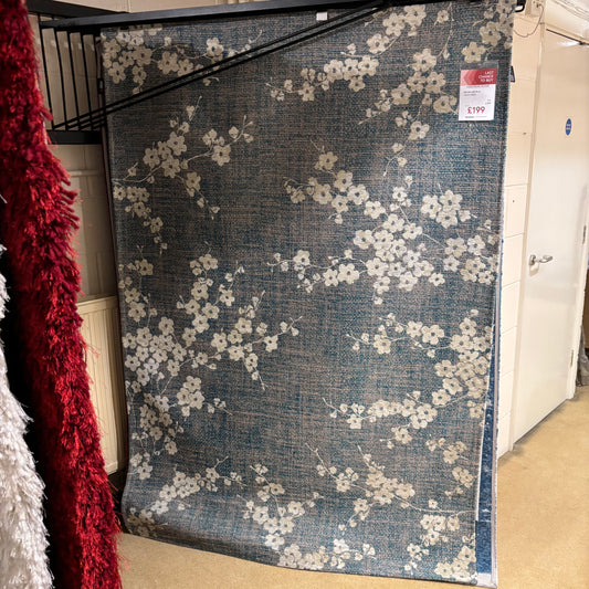Louis De Poortere SAKURA LAKE Blue Rug