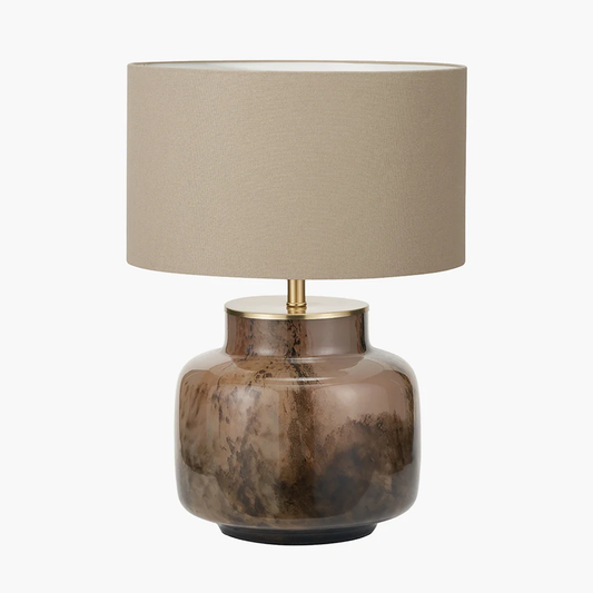 Cerdanya Brown and Beige Table Lamp