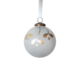 Mistel White Gold Baubles - Set of 4